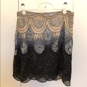 Ombré, sequence skirt